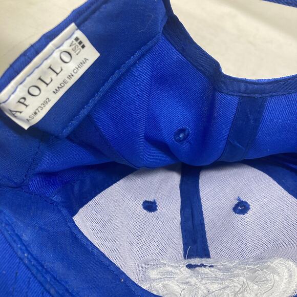 Bud Light Baseball Hat Mens One Size Blue White Spell Out Adjustable New - Picture 5 of 12